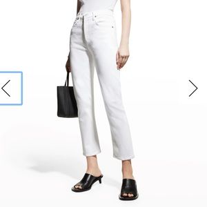 Agolde Riley High Waisted Crop Jeans - Whip. Size 26.